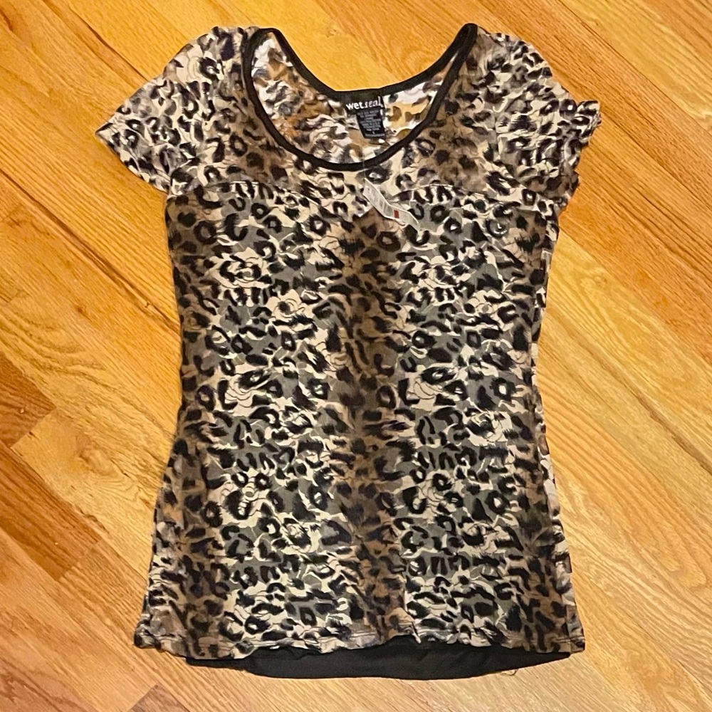 Leopard Print Top